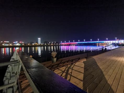 Premium Photo | Belgrade waterfront night