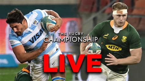 LIVE: Springboks vs Argentina