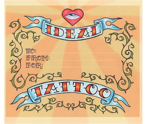 Ideal Tattoo Gift Certificate | Riko Colin Chock | Flickr