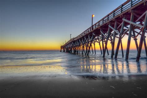 Surfside Pier-2 Photograph by Matthew Trudeau