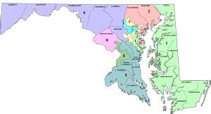 Historical Maryland Election Districts