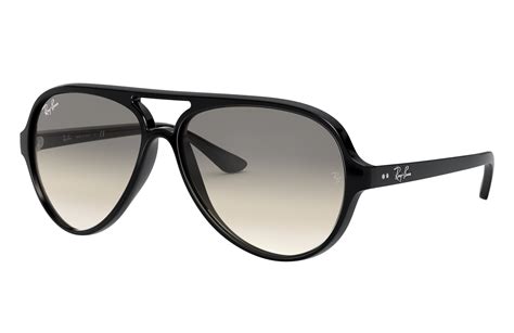 Cats 5000 Classic Sunglasses in Black and Light Grey - RB4125 | Ray-Ban® US