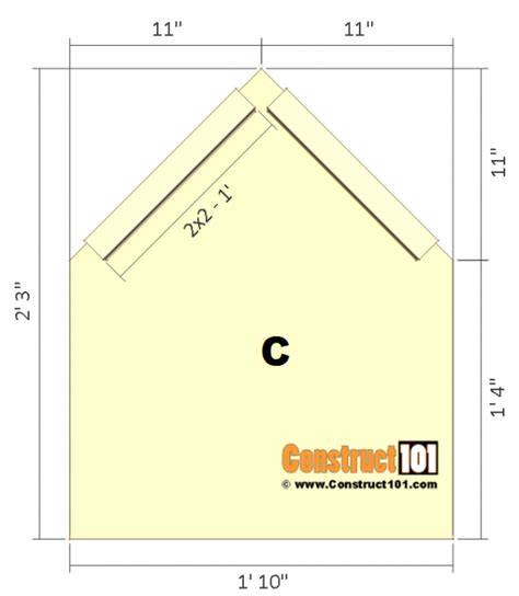 Small Dog House Plans - Step-By-Step - Free Download - Construct101