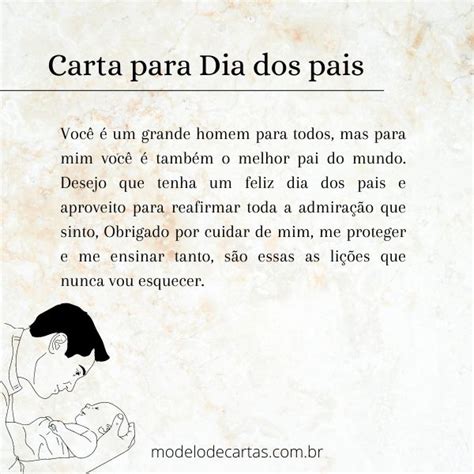 Carta para Dia dos pais – Modelos de Carta