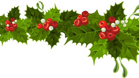 transparent christmas leaves png - Clip Art Library