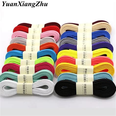 28 colors shoelace A pair of classic flat double hollow woven laces 100CM / 120CM / 140CM ...