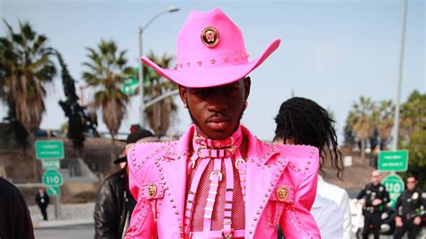 Lil Nas X Is A Popping Pink Cowboy At The Grammys | Essence