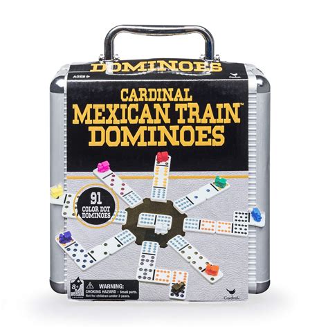 Cardinal Mexican Train Domino Game with Aluminum Case Game, #Ad #Train, #Mexican, #Cardinal, # ...