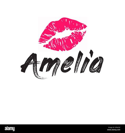 amelia girl name Stock Photo - Alamy