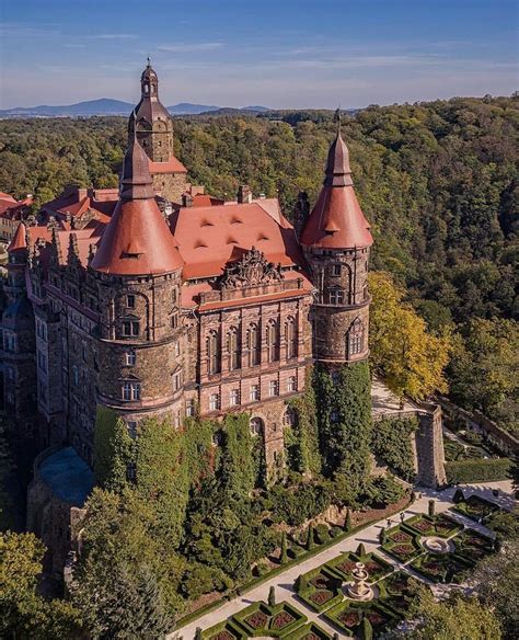 Książ is the largest castle in the Silesia region, located in Poland. 📸 Photo credits : @follow ...