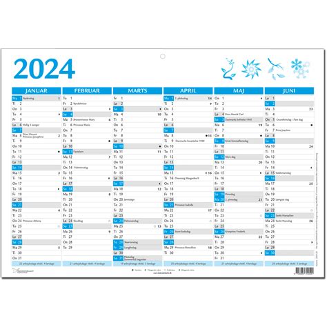 Kalender 2024 Gratis Download Dansk - Image to u