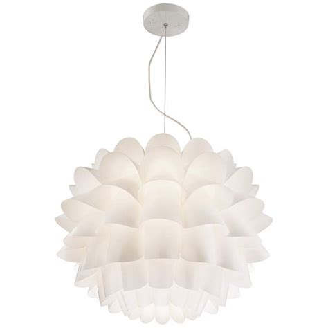 Possini Euro Design White Flower Pendant Chandelier - #02475 | Lamps ...