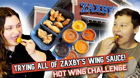 Which ZAXBY'S WING SAUCE is BEST??🍗 | HOT WING CHALLENGE (SPICE LASTED ...