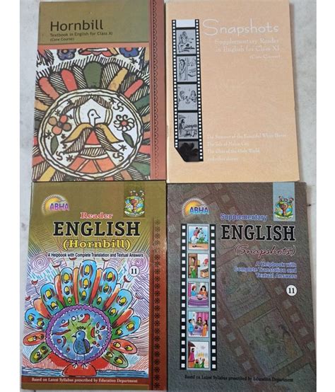 NCERT Hornbill& Snapshot-English Core Class XI (English, Paperback ...