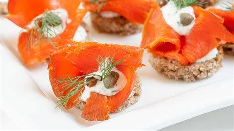 Smoked Salmon Canapés with Dill - Online Culinary School (OCS)