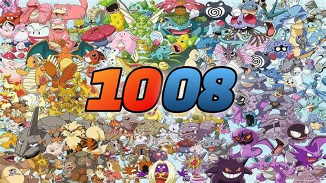 모든 1008마리 포켓몬 All 1008 Pokemon - YouTube