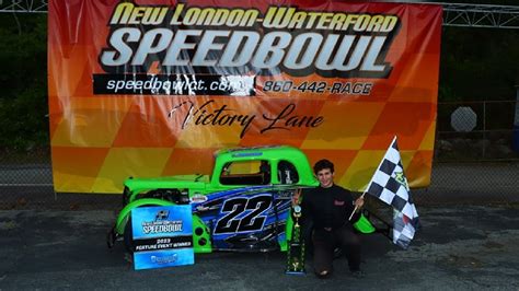 Isaiah Newcomb Wins Saturday at New London-Waterford Speedbowl - Legends Nation