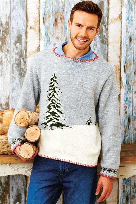 Mens Christmas Jumper Knitting Pattern – The Knitting Network