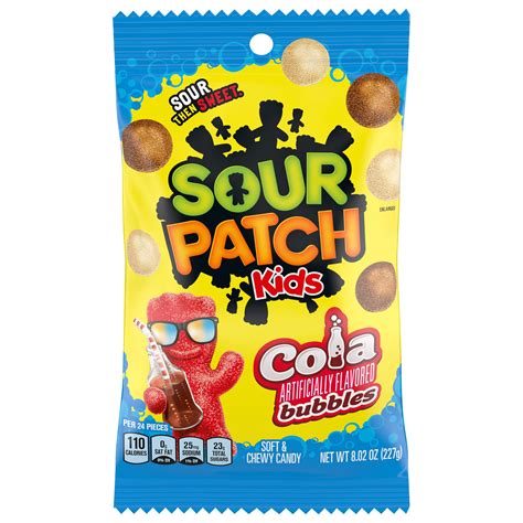 Buy SOUR PATCH KIDS Cola Flavored Bubbles Soft & Chewy Candy, 8.02 oz Online at desertcartSri Lanka