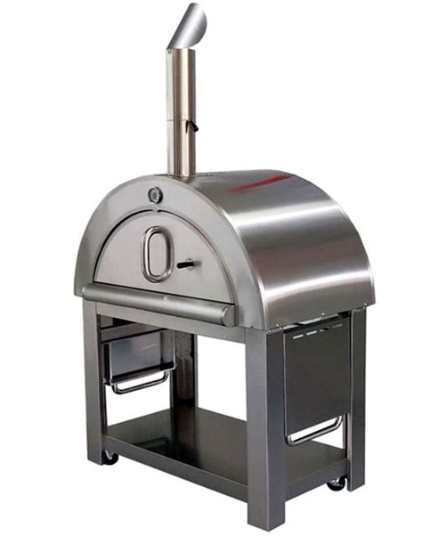 Wood Fired Pizza Oven XL Size Artisan Outdoor Stainless Steel BBQ Grill