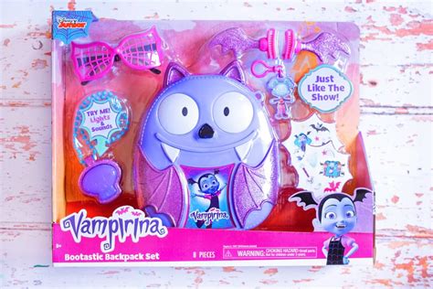 DISNEY JUNIOR VAMPIRINA TOYS REVIEW: BOOTASTIC BACKPACK