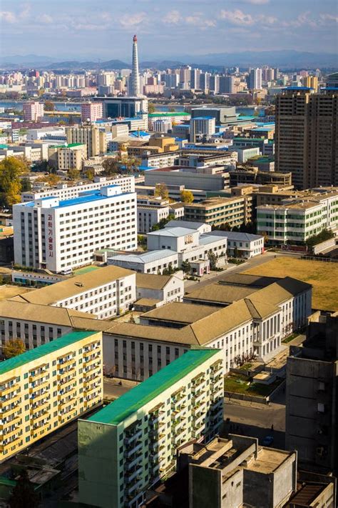 Cityscape View of Pyongyang, Capital of North Korea Editorial Stock ...