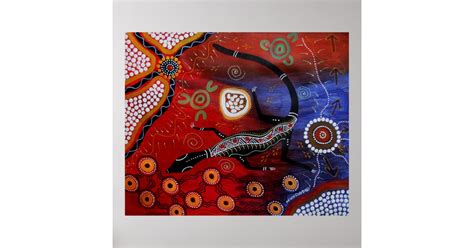 Goanna Dreaming Poster | Zazzle