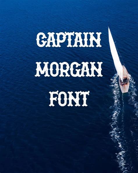 Captain Morgan Font Free Download