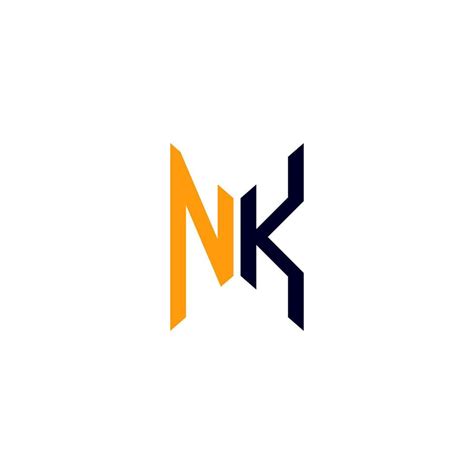 NK letter logo creative design with vector graphic, NK simple and ...