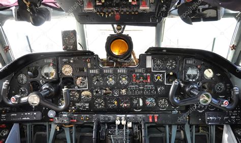 Old airplane cockpit — Stock Photo © kuligssen #6919056