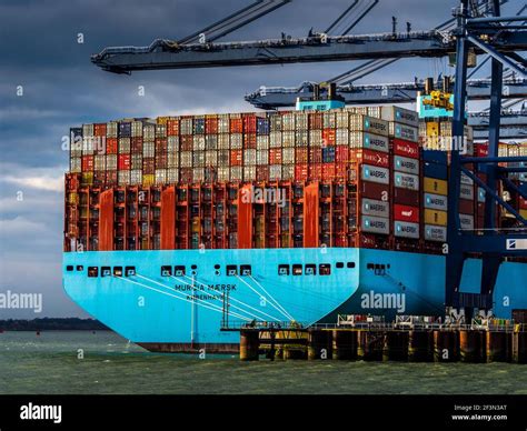 Maersk Line - British Imports - the Maersk Herrera Container Ship ...