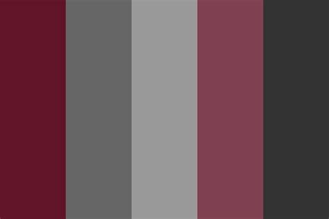 Garnet and Gray Color Palette