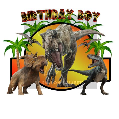 Jurassic Park Birthday-Party Shirt-Ready to Print-Digital - Etsy España