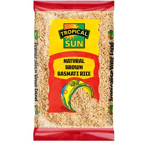 Tropical Sun Natural Brown Basmati Rice Packet 2kg