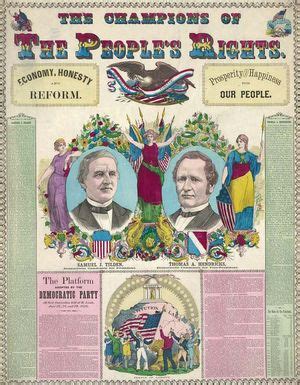 United States presidential election of 1876 | Tilden vs. Hayes ...