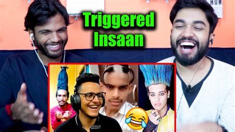 Triggered Insaan Roasts Funny Hairstyles - YouTube