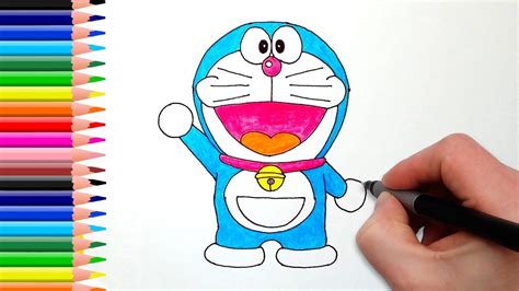 How to Draw a Doraemon Cartoon | Easy cartoon drawings, Cartoon drawing for kids, Simple cartoon ...