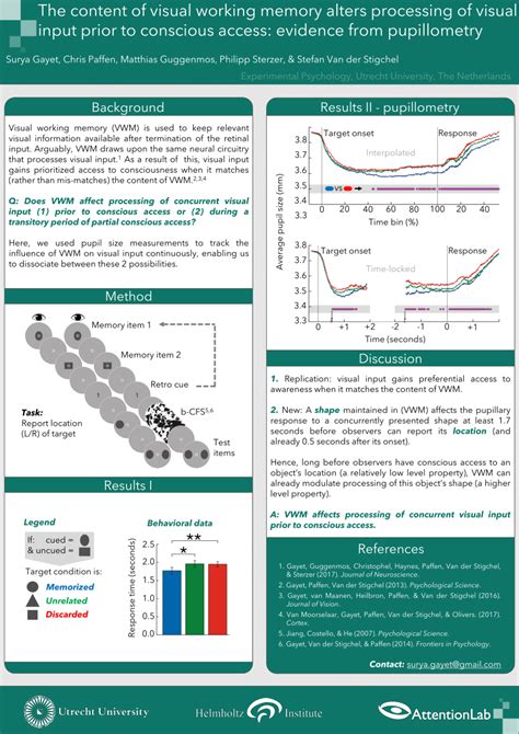 (PDF) The content of visual working memory alters processing of visual input prior to conscious ...