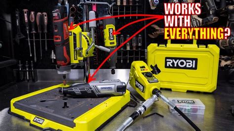 Is it a Drill Press? RYOBI RHS01 Rotary Tool Hobby Station - ToolTips ...