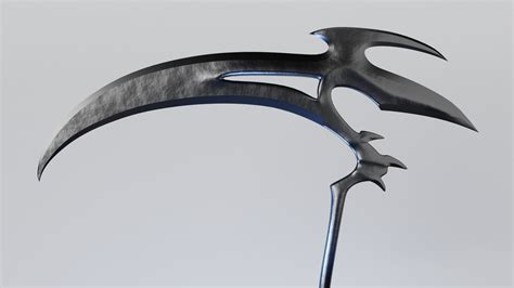 3D model Fantasy Scythe VR / AR / low-poly | CGTrader