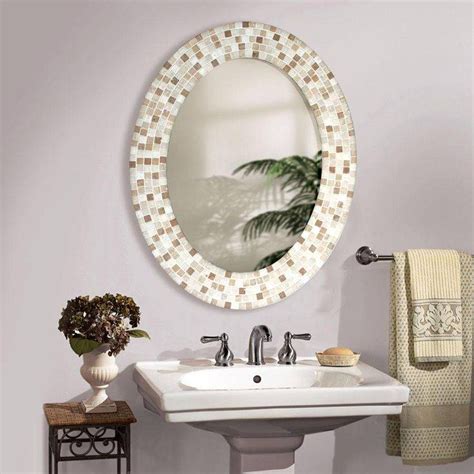 The 20 Best Collection of White Oval Bathroom Mirrors