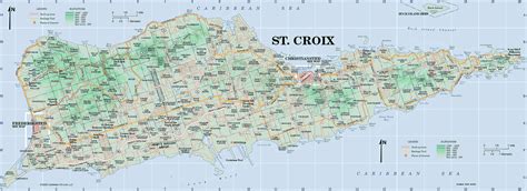 St. Croix Map from Virgin-Islands-On-Line