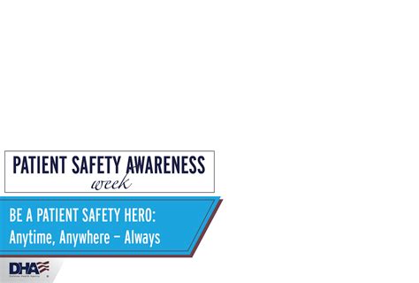 Patient Safety Awareness Week: Banner | Health.mil