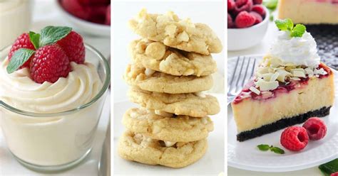 20 White Chocolate Recipes With Step By Step Instructions