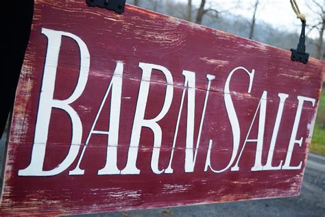 Barn Sale Sign — PACountryCrafts