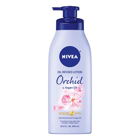 NIVEA Oil Infused Body Lotion Orchid and Argan Oil, 16.9 Fluid Ounce - Walmart.com - Walmart.com