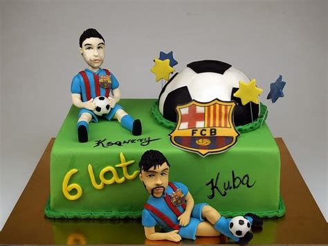 Messi and Neymar Birthday Cake - Decorated Cake by - CakesDecor