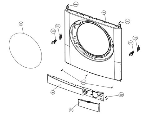 How to Repair | Beko Washing machine WMC1282W exploded diagram spare ...