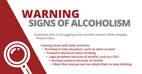 Warning Signs of Alcoholism