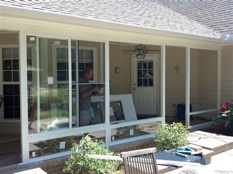 Screen Rooms Tallahassee: Glass Patio Enclosure Project.